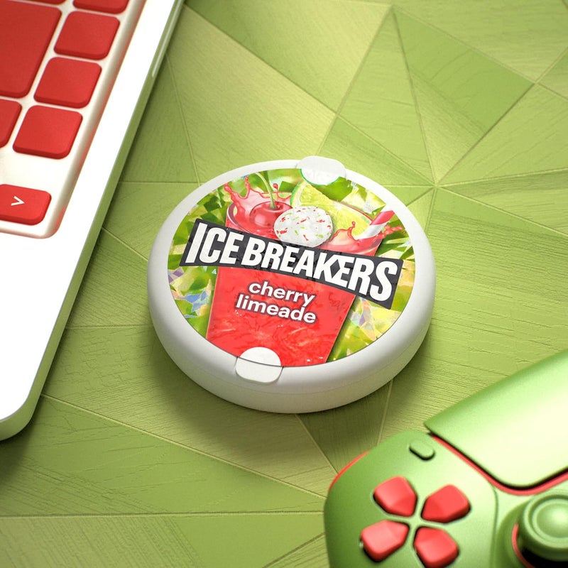 ICE BREAKERS Cherry Limeade Sugar Free Mints - 8 Tins - Image 5